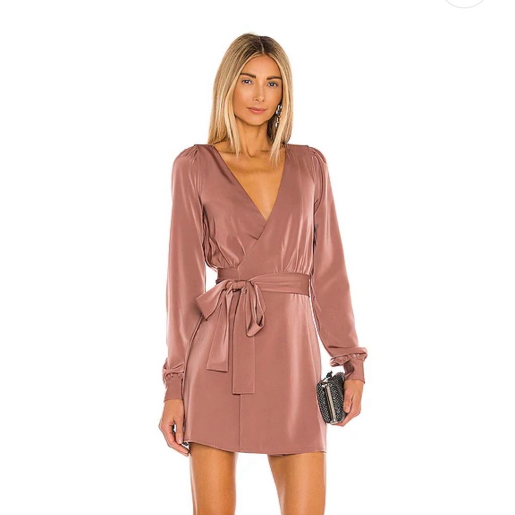 Janet Mini Dress In Mauve